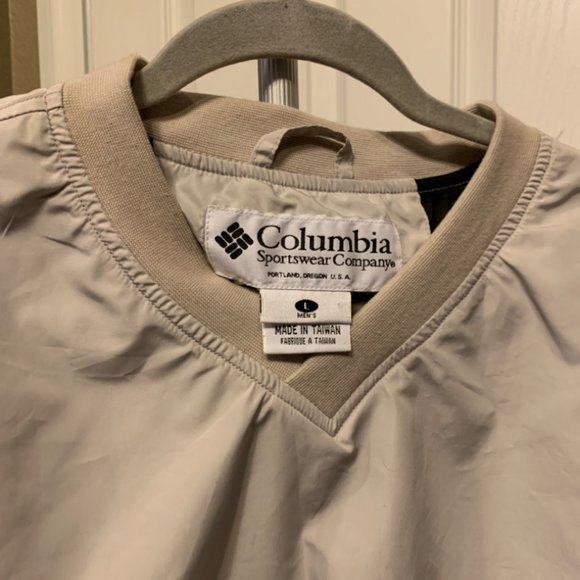 Columbia Golf Vest Bundle 2 Vests Blue & Beige Men’s Size Large - Picture 6 of 8